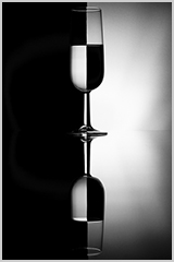 A glass