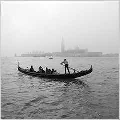 In a gondola