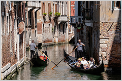 Two gondolas